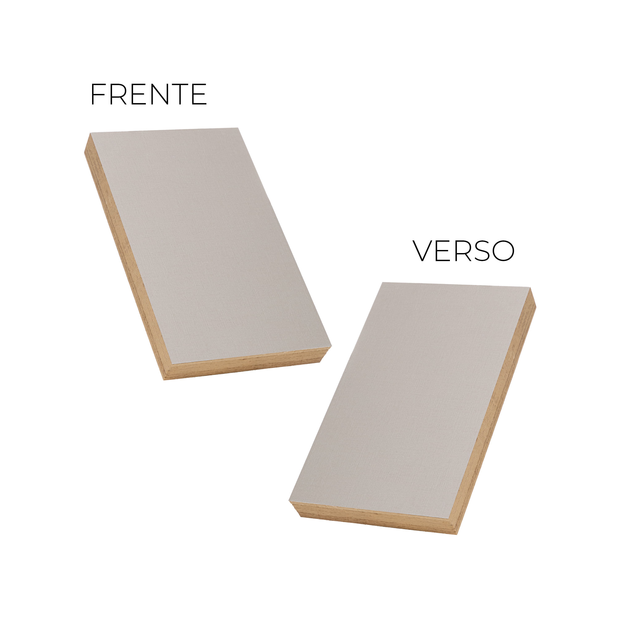 MDF NUDE 2F 275X185X15MM VEL - Mad Mais