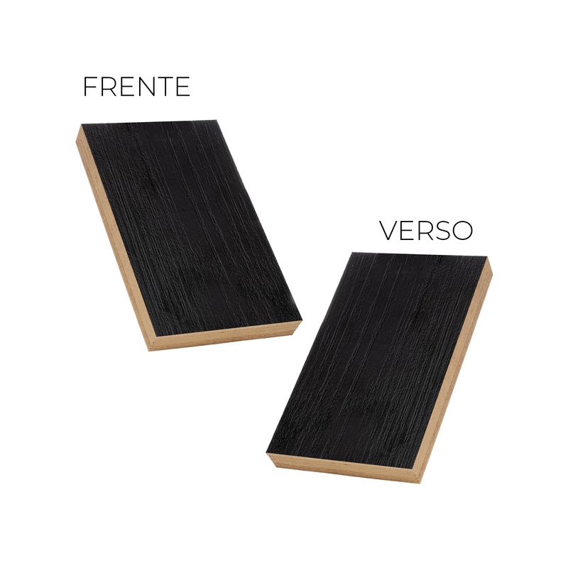 MDF NERO 2F 275X185X15MM RUST - Mad Mais