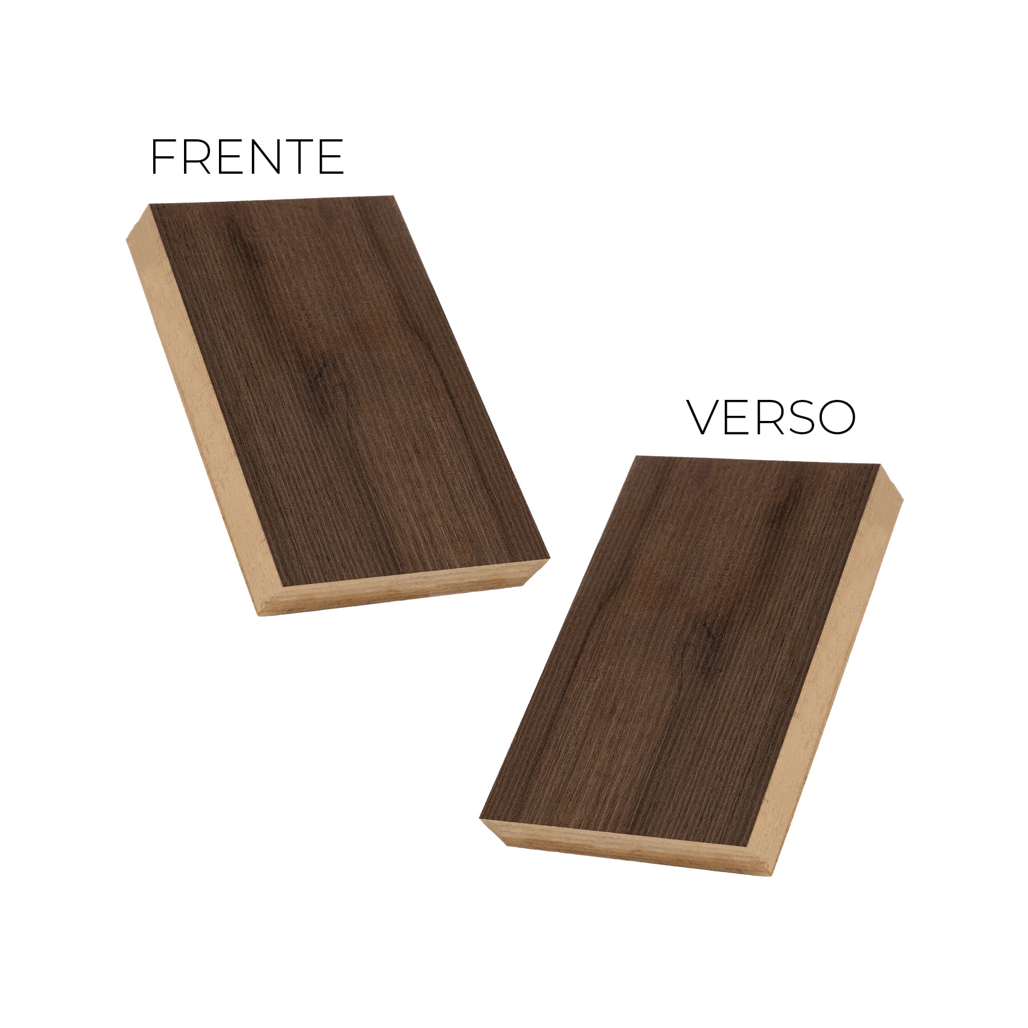 MDF CASTAINE 2F 275X185X18MM TATTO - Mad Mais