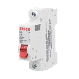 Disjuntor Série SD61 20 Amperes Monopolar Curva C 3kA - STECK
