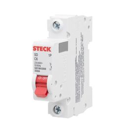 Disjuntor Série SD61 06 Amperes Monopolar Curva C 3kA - STECK