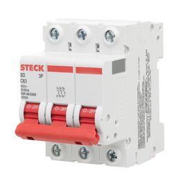 DISJUNTOR SERIE SD63 63A 3P CURVA C 3KA