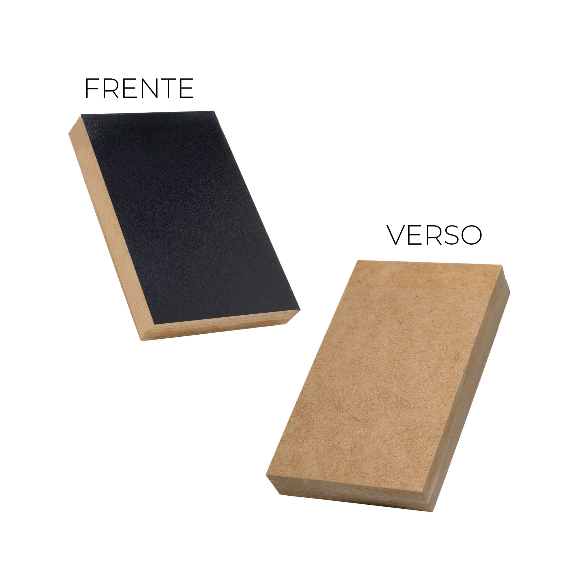 MDF PRETO 1F 275X185X25MM TX - PINUS - Mad Mais