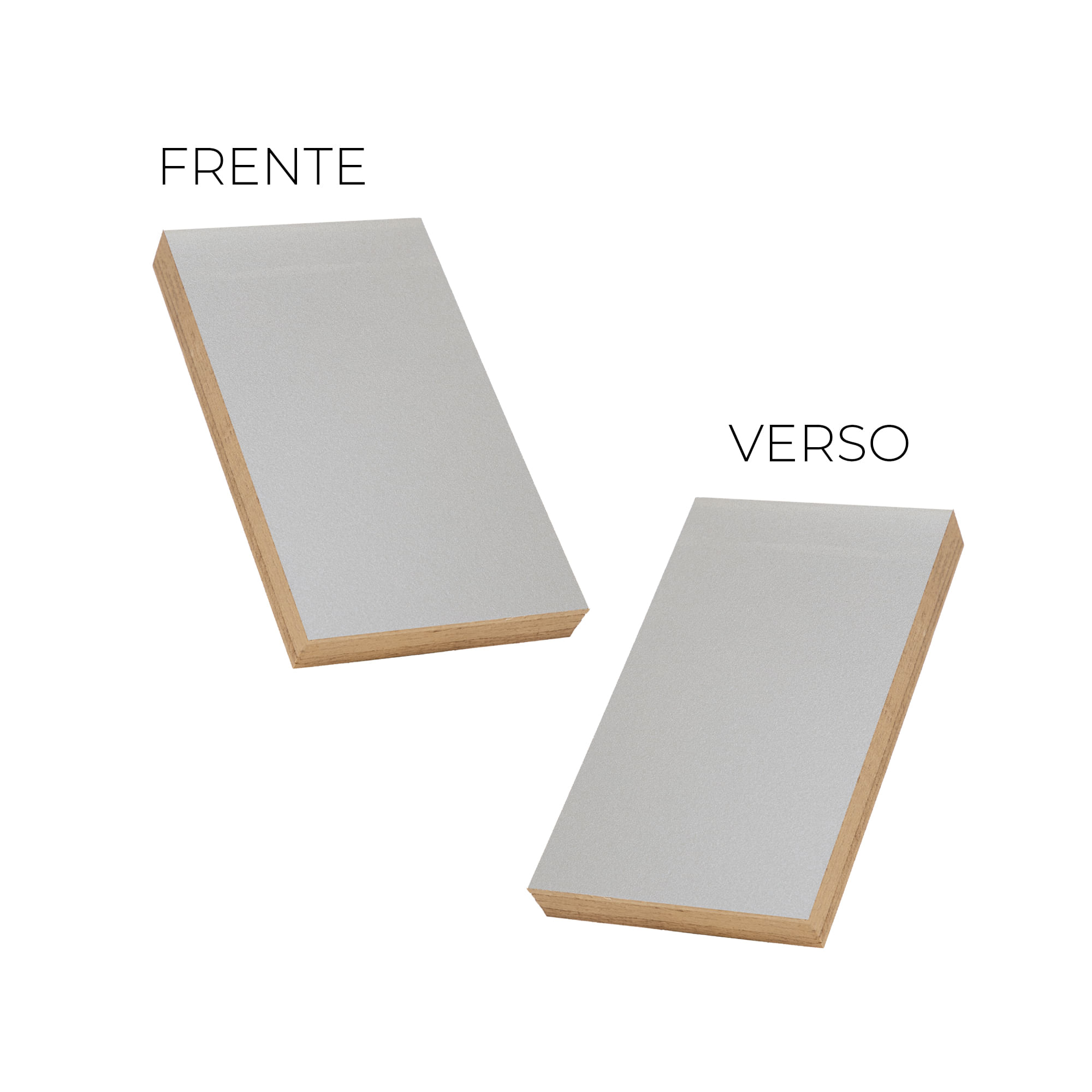 MDF METTALIC SUED 2F 275X185X15MM TX - Mad Mais