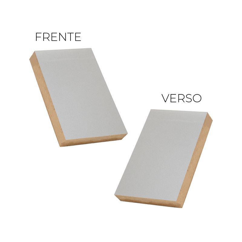 MDF METTALIC SUED 2F 275X185X18MM TX - Mad Mais